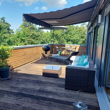 Tolle Penthouse Wohnung Direkt Am Park Heilbronn Extérieur photo